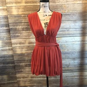 H&M orange blouse size 6🧡